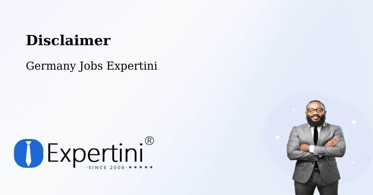 Disclaimer – Pliening - Germany Jobs Expertini